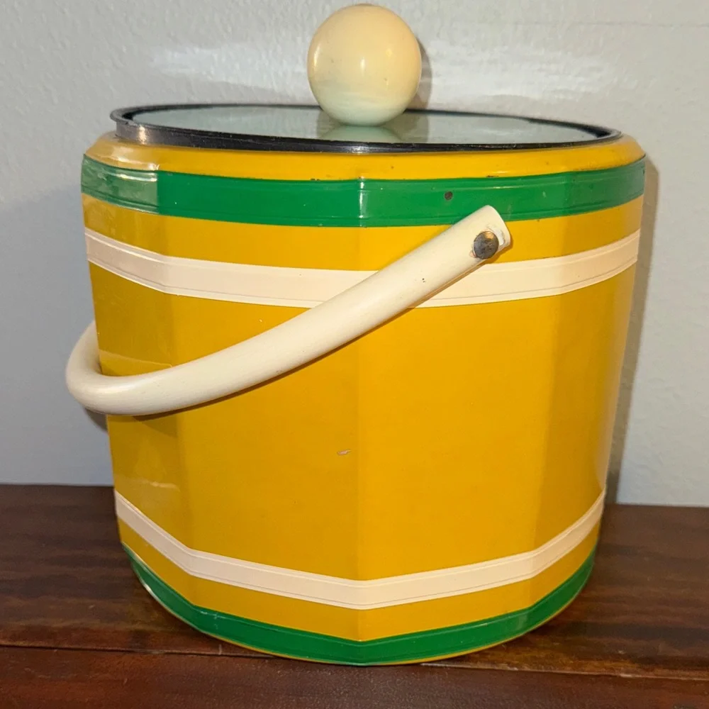 Vintage (1970’s) MCM Ice-Man Ice Bucket by Elmer Mfg.